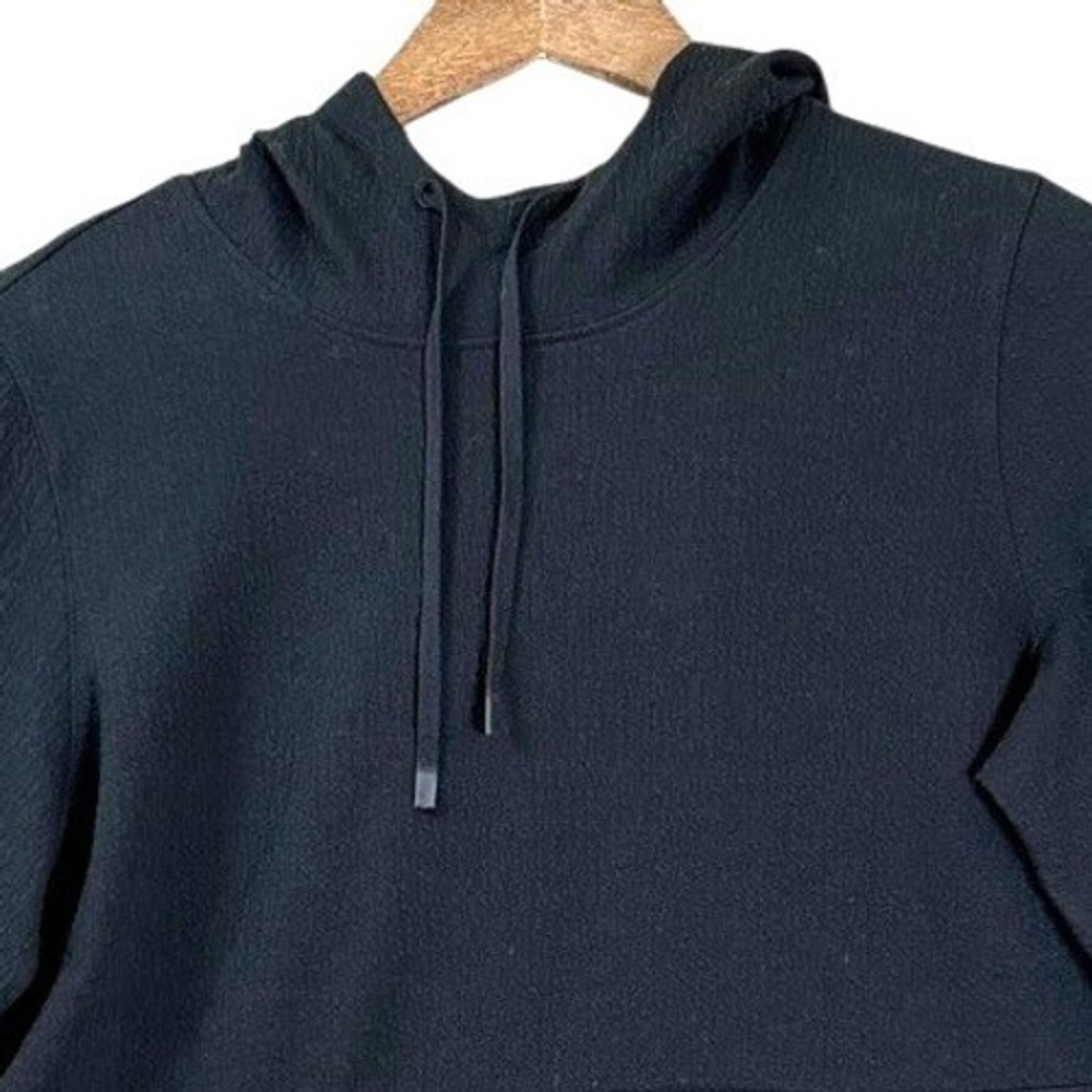 LL Bean Womens Pullover Hoodie Sweatshirt S‎ Black Performance Athleisure Gorp - Picture 8 of 8